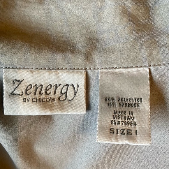 Zenergy by Chico’s Lightweight Zip Jacket - Picture 8 of 9